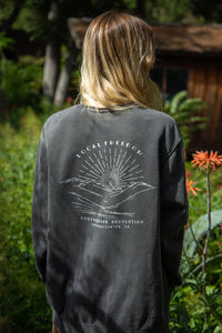 sundown sweatshirt - local freedom - back