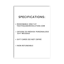 YQR E-Gift Card