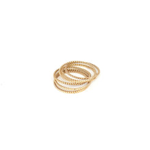 golden twine stack ring