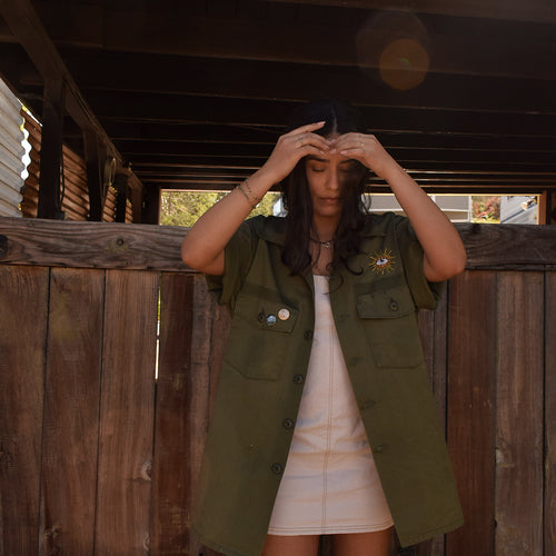 sun eye army jacket