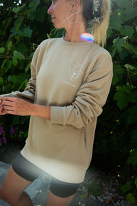 sundown sweatshirt - wildflowers - front