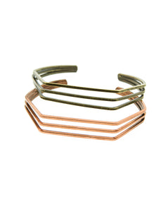 triple bar cuff