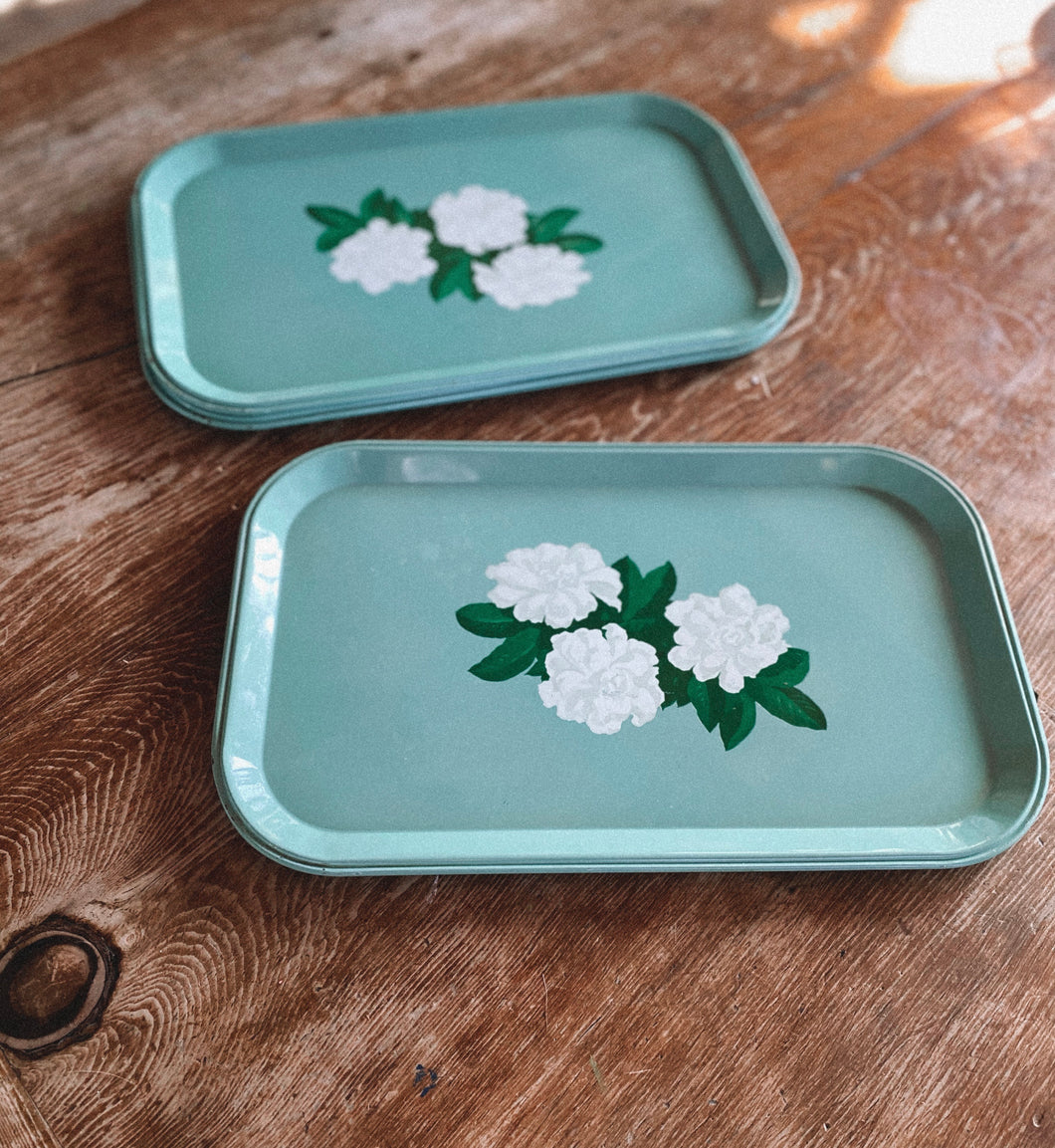 Gardenia tin tray