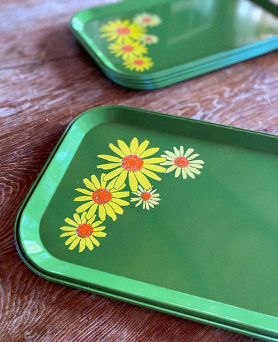 Groovy floral tray